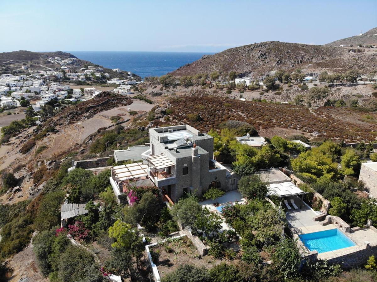 Villa Blue Vista Patmos Skála Exterior foto